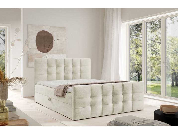 DB-Möbel Boxspringbett Boxspringbett TOP-ONE-elegance, modernes Design Möbel-vom Hersteller