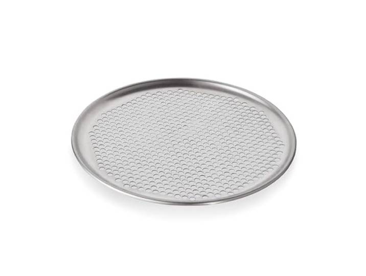 10x Pizzablech rund Perforierung ؠ33 cm Aluminium