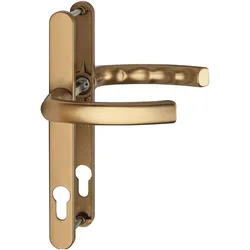 Hoppe, Türgriff + Türgarnitur, Drückergarnitur LIÈGE - auf Schmalschild 24 mm, 67 - 72, bronze (Türgarnitur, Türgriff)