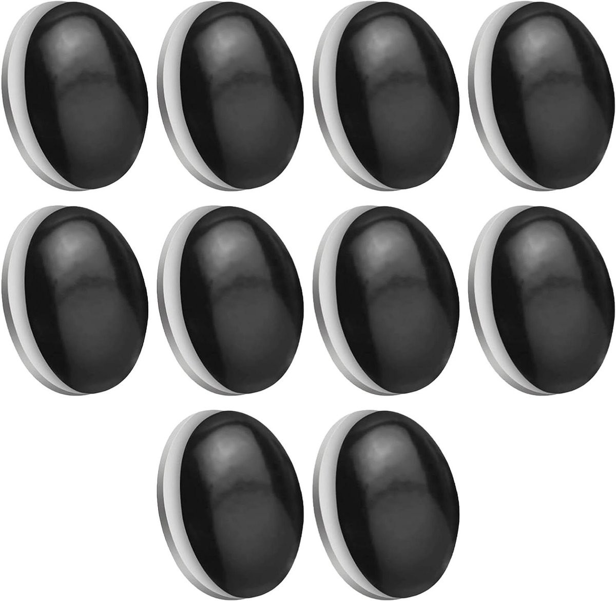 10 stuks Zwarte Siliconen Gordijn Magneten en Tafelkleed Clips voor Buitenbijeenkomsten