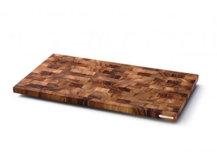 Continenta Schneidebrett Stirnholz aus Akazienholz, geölt, 54 x 29 x 2 cm