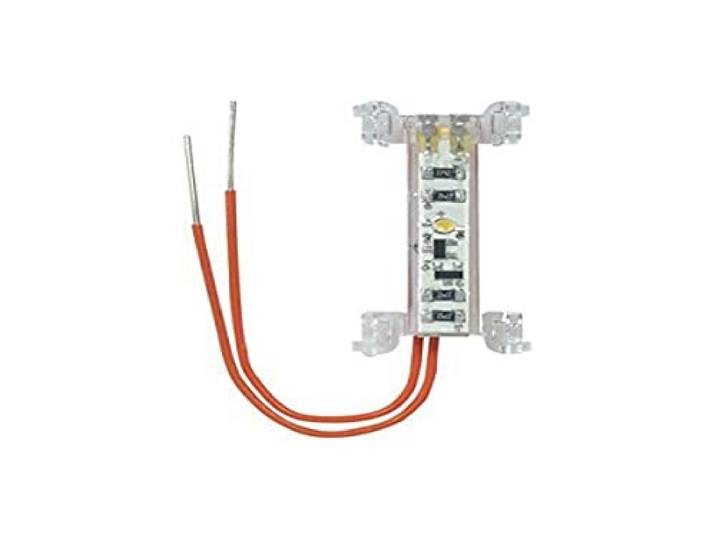LEGRAND Voyant Témoin LED 230V\, Blanc\, IP40\, Sans Halogène LED blanche\, 230V AC\, 3mA\, IP40\, sans halogène\, usage intérieur\, pour mécanismes Mosaic\, Céliane et Niloé