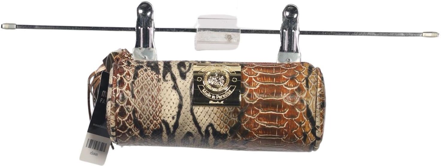 Ricarda M. Damen Handtasche klein, Braun, Kunstleder - Second Hand