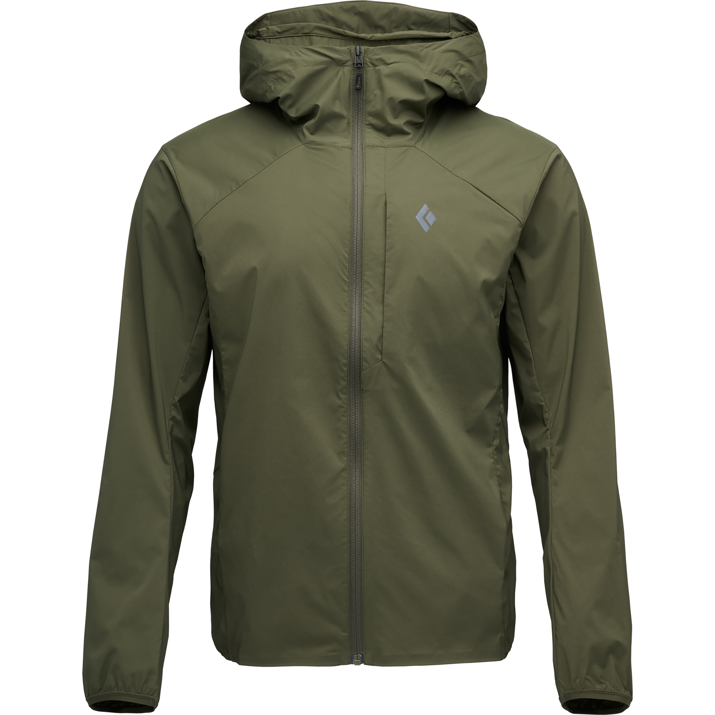 Black Diamond Alpine Start Herren Softshelljacke gruen Größe M Trekking Klein verpackbar Wasserabweisend