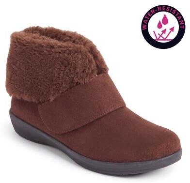 Women's The Colt Orthotic Water-Resistant Shootie by Comfortview in Chocolate Brown (Size 8 M)