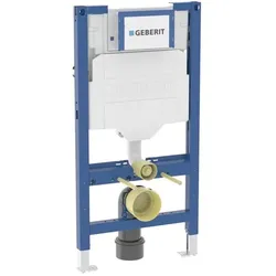 Geberit Duofix Wand-WC-Element 111923006 BH 97cm, für Kinder-Wand-WC, mit Sigma Unterputz-Spülkasten 12 cm