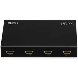 LogiLink HDMI-Videowand-Prozessor, 2x2-Port, 4K/60 Hz, HDR, RC, Switch Box