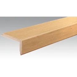 MEISTER Treppenkante Parkett L-Profil 2150 x 13 mm 9001 Eiche lebhaft ultramattlackiert