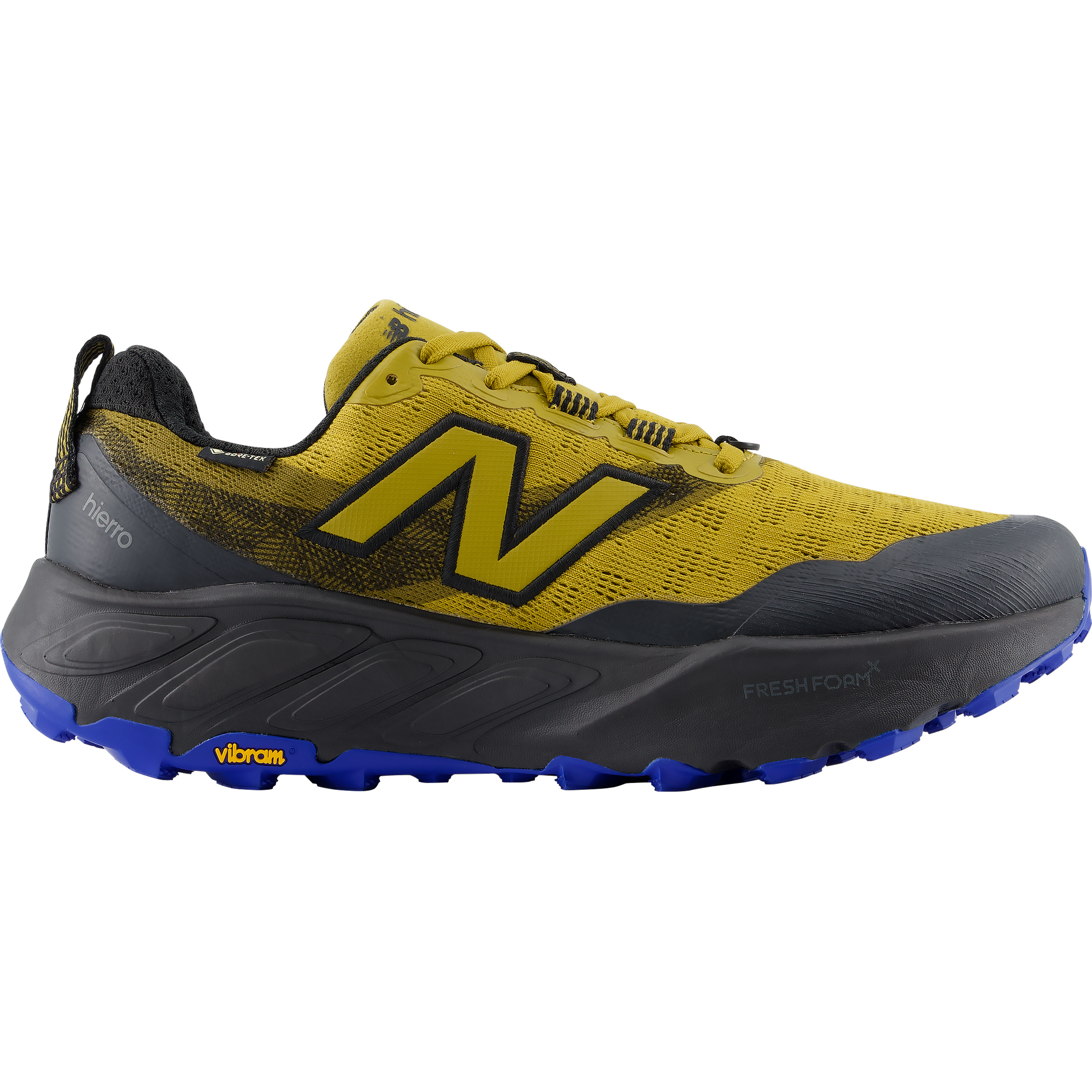 New Balance Fresh Foam X Hierro V9 GTX Herren Trailrunningschuhe gelb Größe 41.5 Trailrunning Wasserdicht