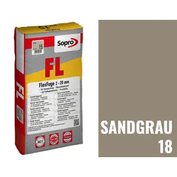 Sopro Bauchemie FlexFuge FL Flex-Fugenmörtel 5 kg Beutel Sandgrau 18