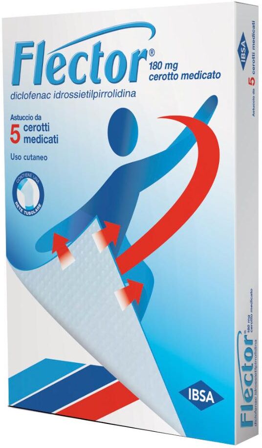 IBSA FARMACEUTICI ITALIA Srl FLECTOR* 180 MG 5 CEROTTI MEDICATI