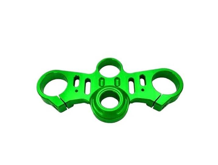 Obere Gabelbrücke， Für QJMOTO QJ SRK 800RR Motorrad Zubehör CNC Clamp Triple TRee Lenker Klemme Gabel Brücke Gabelführung Gabelbrücke，(LJ-green)