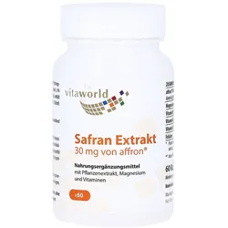 Safran Extrakt 30 mg Kapseln 60 St