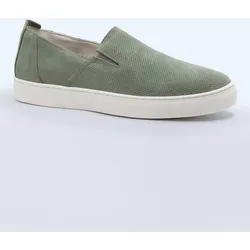 emilio adani Herren Loafer aus Veloursleder Grün regular uni - 45
