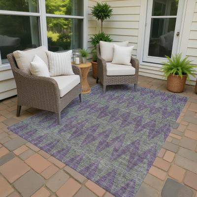 Addison Rugs Machine Washable Indoor/ Outdoor Modern Zeke Chantille Rug