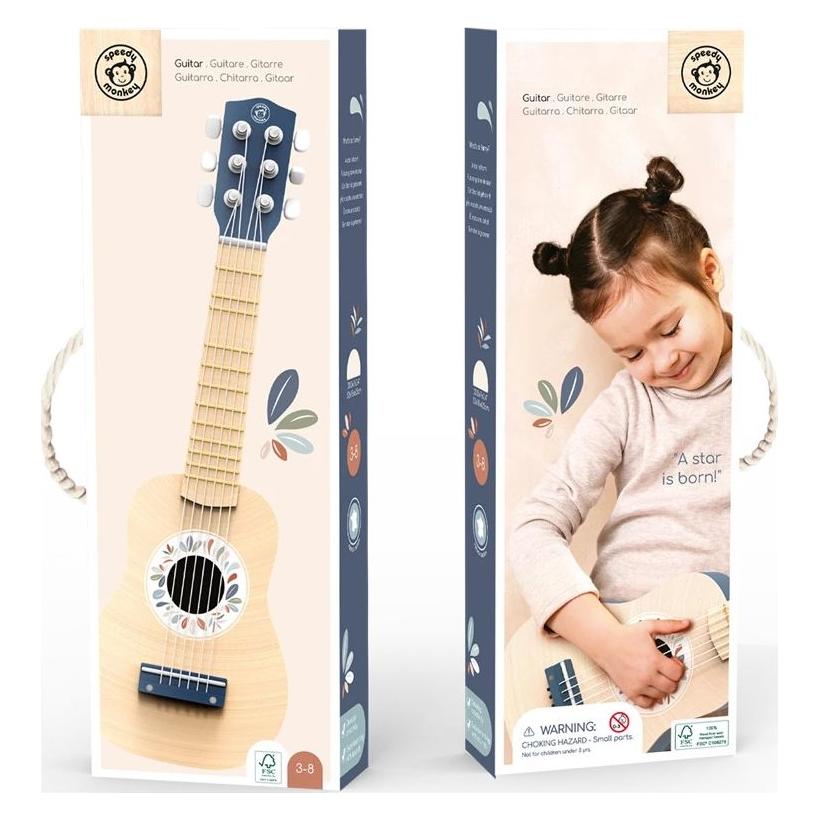 Speedy Monkey SP5002 Gitarre 52x18x6,5cm (Deutsch, Englisch, Französisch, Italienisch) (SP5002)