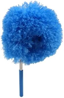 Multisell Products Hub Ceiling Fan Duster With Extension Pole, Long Handle Microfiber Duster For Hard to Reach Areas blue