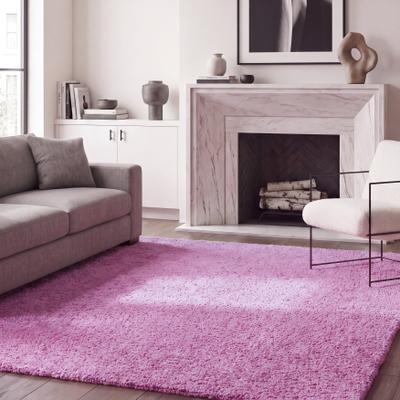 SAFAVIEH Fontana Shag Kimberlie Solid 2-inch Thick Rug