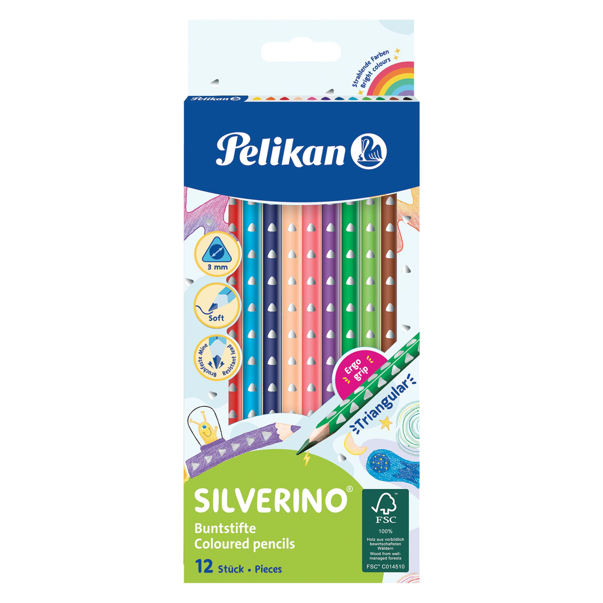Pelikan SILVERINO - Farbstifte (12x) (700634)