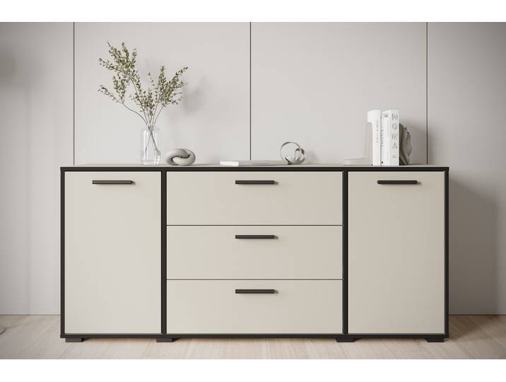 Enfilade 150 x 68 x 40cm Beige/Cachemire