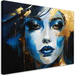 WANDBILD weiblicher glamour abstraktion