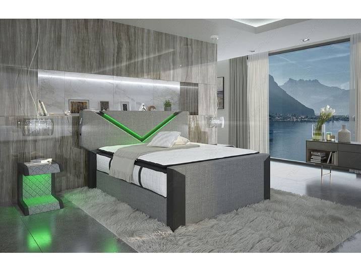 Boxspringbett Lyon Stoff