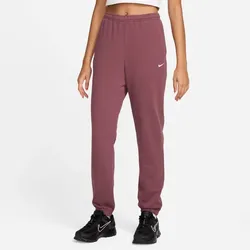 NIKE Studio Fleece Mid-Waist Jogginghose Damen 654 - pink smoke/sail S