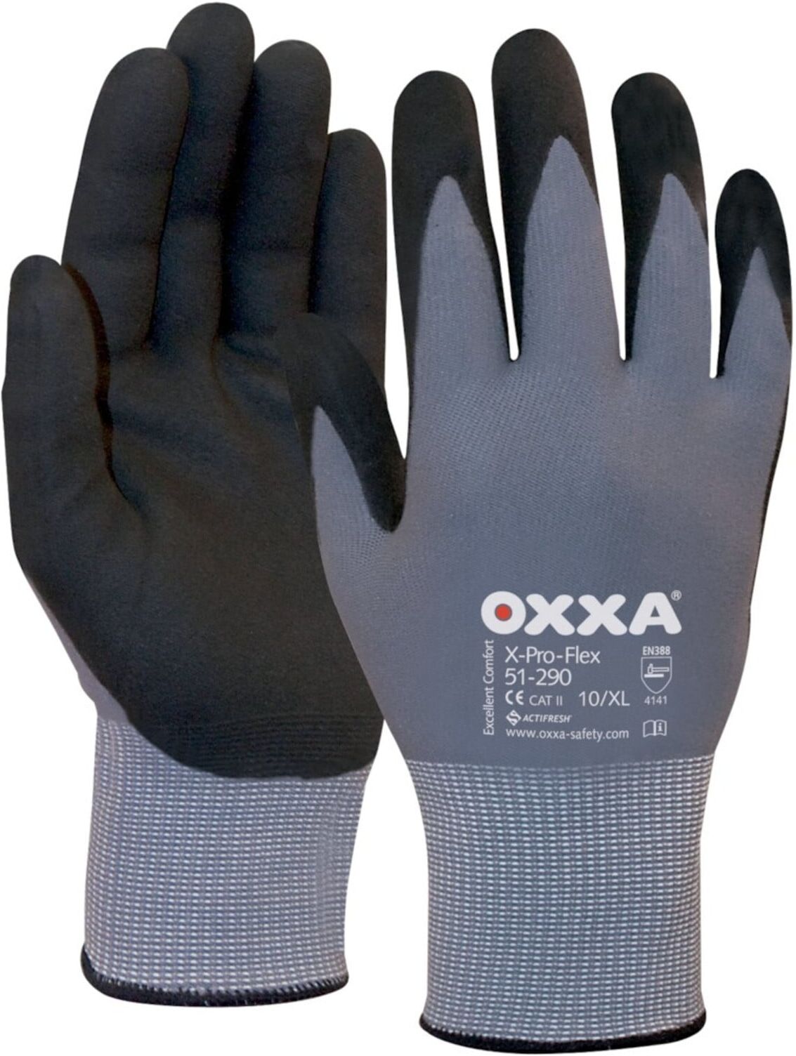 OXXA Handschuh X-Pro-Flex NFT, Gr. 8, schwarz ; Majestic (1.51.290.08)