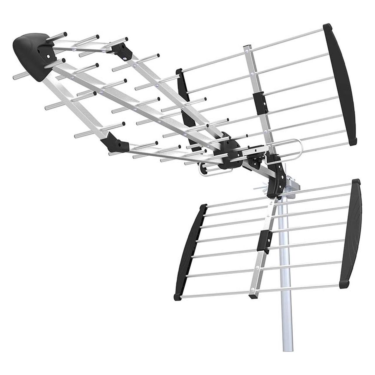 Nedis Aussenantenne - UHF - Empfangsbereich: ≥50 km - LTE700 - Verstärkung dBi (bei Antennenkabel): 1 (Yagi-Antenne, DVB-T / -T2) (ANOR1000ME)