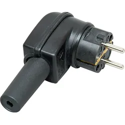 Kopp Vollgummi-Winkelstecker mit Knickschutztülle 178216054