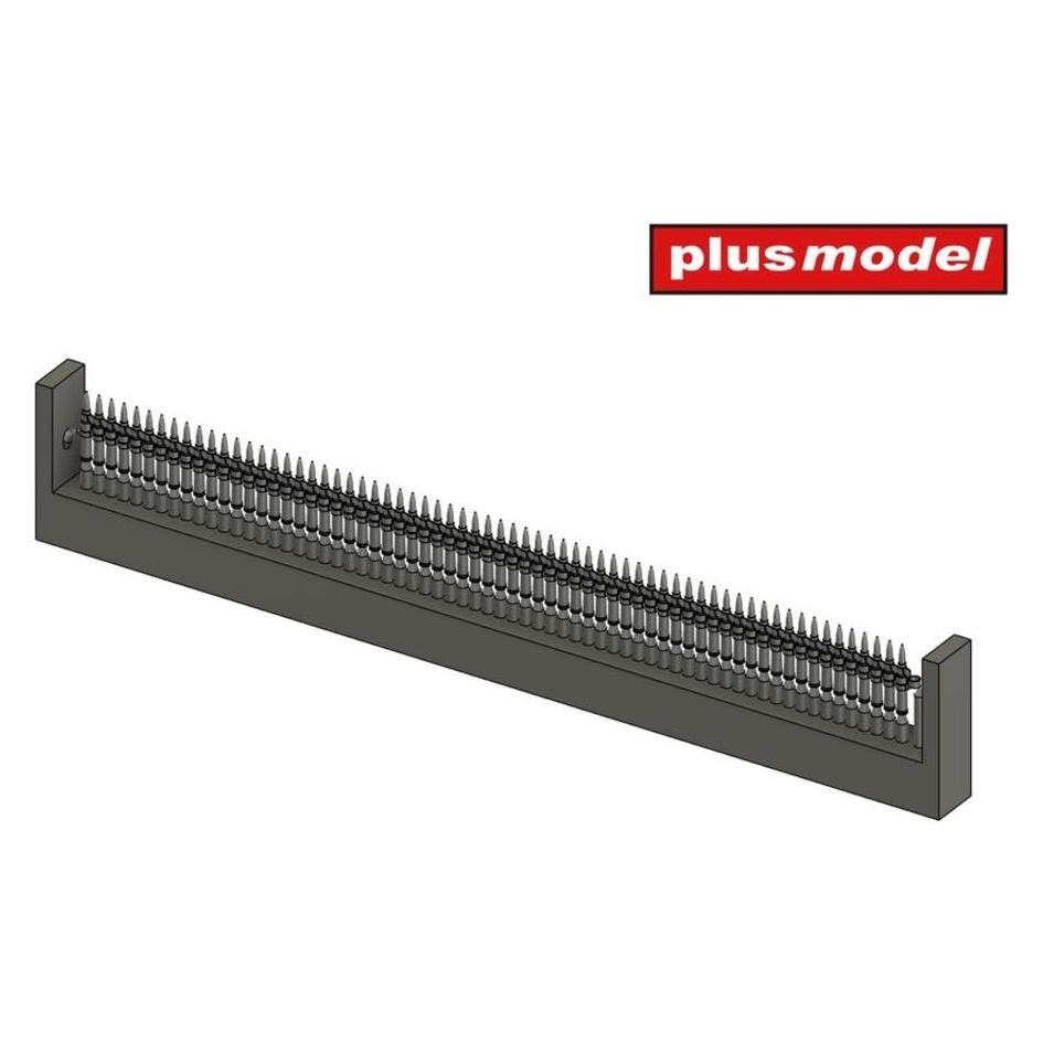 Plus Model 12.7 mm cartridges in bands (DP3047)