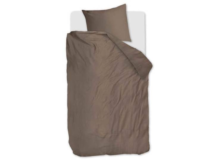 Studio LIVIT lyocell satijn dekbedovertrek 1-persoons taupe (140x220 cm)