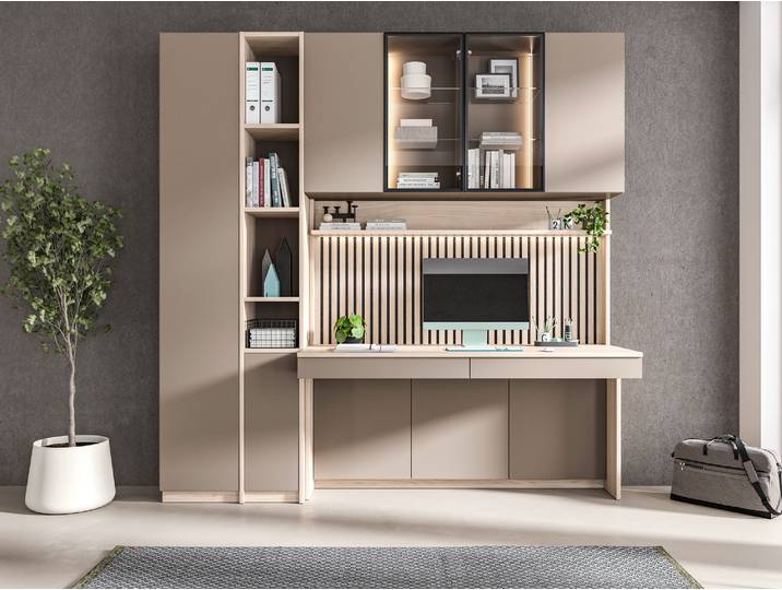 OSLO Bürokombination IV, Material Dekorspanplatte