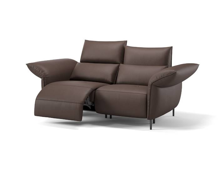 Leder Sofa BOSA 2-Sitzer Ledercouch Relaxcouch Designsofa