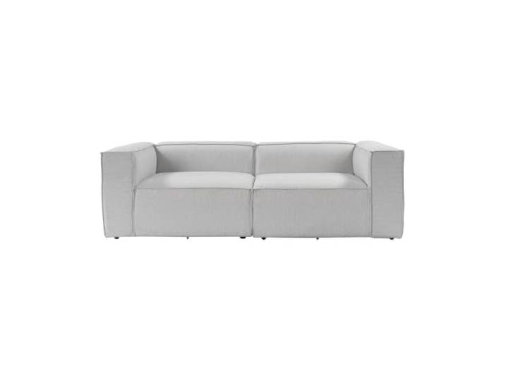 Produce Shop Sofa 2-Sitzer modern modular aus Leinen Fora 2 - Grau