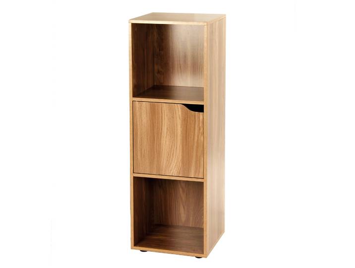Meuble de rangement STAVRA – 3 cases 1 porte - Blancheporte