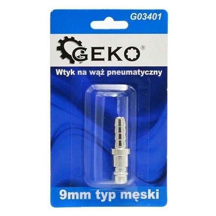 GEKO Verlängerung für Pneumatikschlauch 9mm männlich (Kupplung) (G03401)