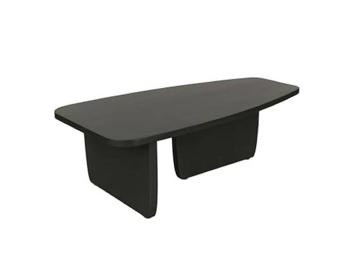 byLIVING Couchtisch Bolt, Massivholz Akazie schwarz Wohnzimmertisch, 115 x 60 cm, H 36,5 cm