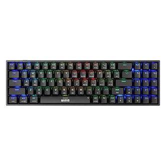 Marvo SHOGO 78 Tastatur verkabelt (USB) US, schwarz mechanische (US, Kabelgebunden) (54787380)