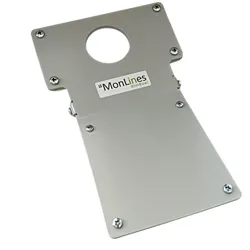 MonLines V020 VESA Adapter für Apple iMac mit Standfuss (Tisch, Wand), Monitor Halterung