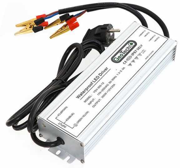 GeoTech Transformateur 12V pour Peigne Vibreur YSV-300-12 de 300W
