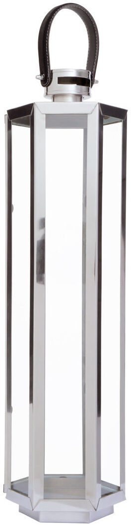 Fairmont Park Francesca Tabletop Lantern Silver 82 cm H x 19 cm W x 19 cm D