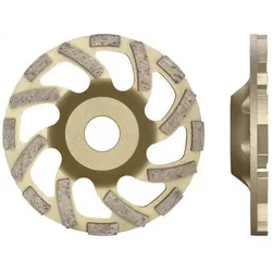 Elmag, Schleifmittel, - DiaProfi-Schleiftopf PREMIUM-UNI Ø125mm Bohrung 22,2mm Naturstein, Granit, Beton, Baustellen