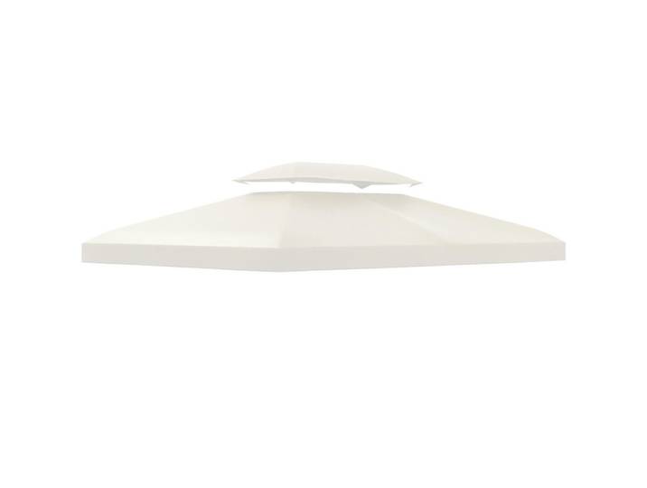 Outsunny Pavillondach, Polyester, Cremeweiß, Weiß, Kunststoff, 300x20x400 cm, Sonnenschutz, Pavillons