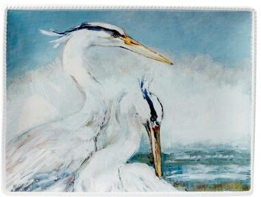 "Certified International Shorebirds Rectangular Platter, 16"" x 12"" x 1.25"" - 16"" x 12"" x 1.25"""