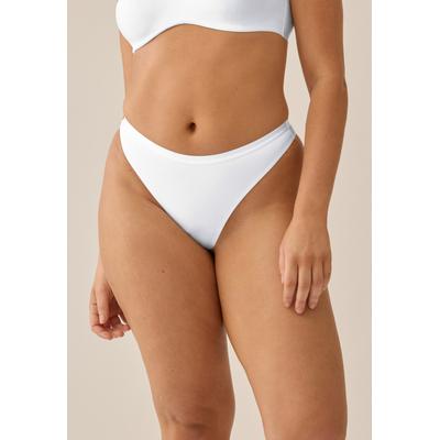 Stringtanga NATURANA "The Thursday", Damen, Gr. 42, 1 Stk., weiß, Obermaterial: 76% Polyamid, 24% Elasthan, unifarben, Unterhosen, feminin, elastisch, bequem, eng, weich