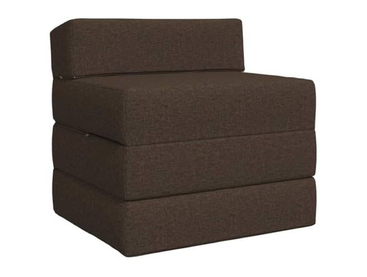Todiikf 2-in-1 Faltbares Schlafsofa Taupe 70x60x63 cm Gästebett Matratze Vielseitiges Bodensessel Klappbett mit abnehmbarem Polyesterbezug für flexibles Wohnen im Schlafzimmer und Gästezimmer.