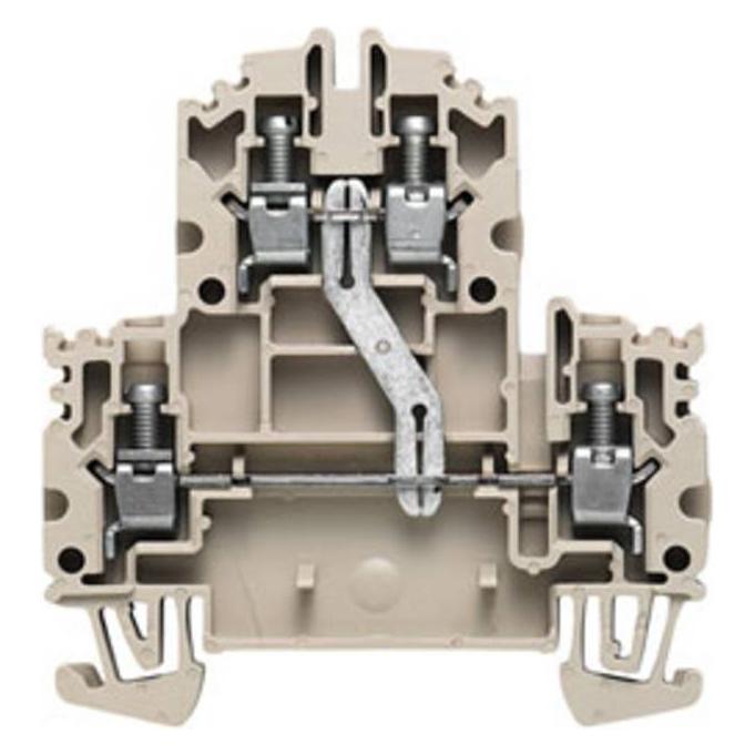 Weidmüller Double-tier terminal, Screw WDK 4N V (1041910000)