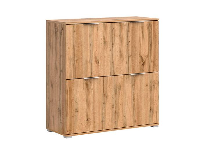 Petits-meubles Sideboard Selma Holz, Braun, Holzwerkstoff, 104x106x41 cm, Kleinmöbel, Kommoden, Sideboards