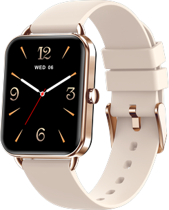 Shopalltechgadgets Bluetooth Smart Watch With Calling Fitness Smartwatch For Android & IPhone pink